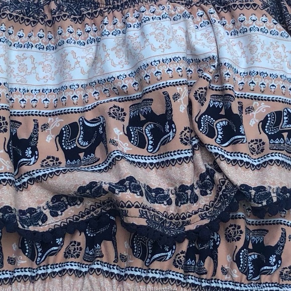 Rue 21 Romper Elephant Print Women’s Size M - Picture 6 of 9